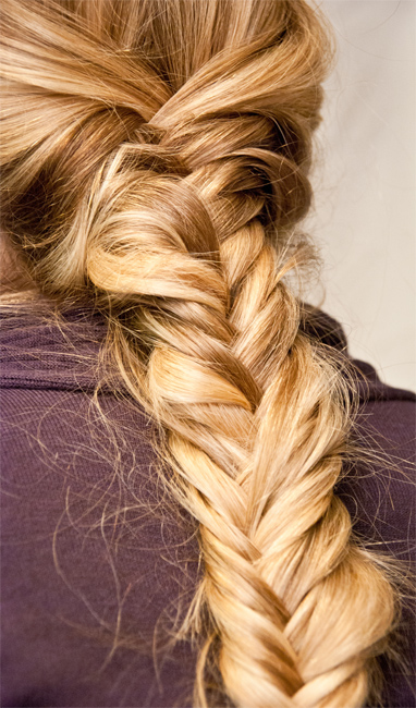 How to braid your own hair?