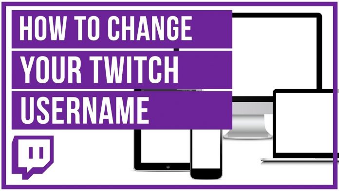 How to change twitch name